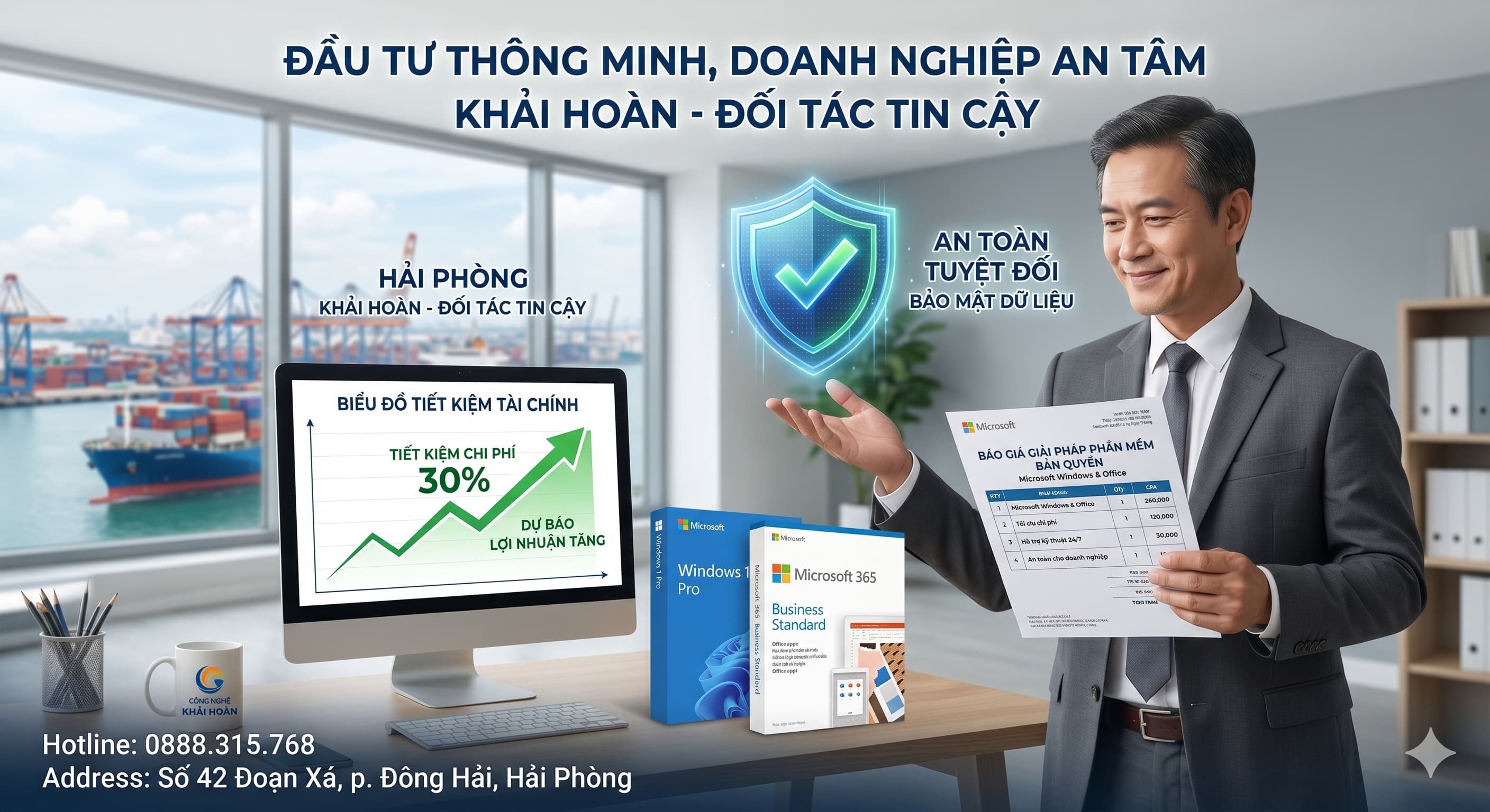 Giải Pháp Tối Ưu Chi Phí Mua Phần Mềm Bản Quyền Cho Doanh Nghiệp Nhỏ Tại Hải Phòng