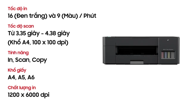 Máy in phun đa chức năng Brother DCP-T420W