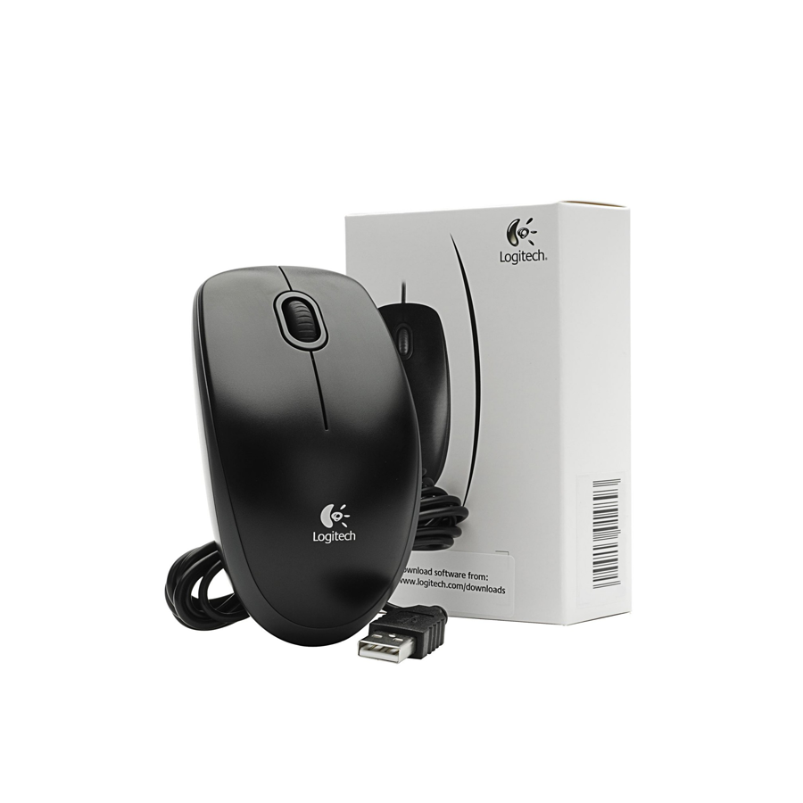 Chuột máy tính có dây Logitech B100