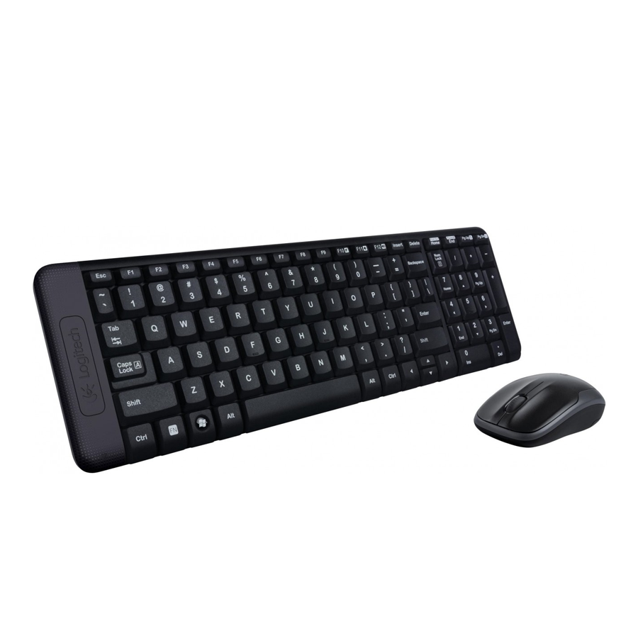 Bộ bàn phím chuột không dây Logitech MK220