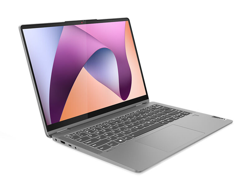 Laptop Lenovo IdeaPad Flex 5, 14” WUXGA, R5-5625U, 16GD4 (not upgradable), 512GB SSD (up to 1TB M.2 2242 SSD), Touch, Wifi6+BT, PEN, W11SL, LKB, grey, 2Y (14ABR8-82XX00FVVN)