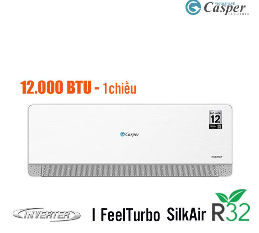Điều hòa Casper QC-12IU36A - Inverter; 1.5HP 12.000 BTU; BabyCare; i-Saving; iFeel; iClean; CSPF 4.27; 52 dB(A) (dàn nóng 16KG), model 2025