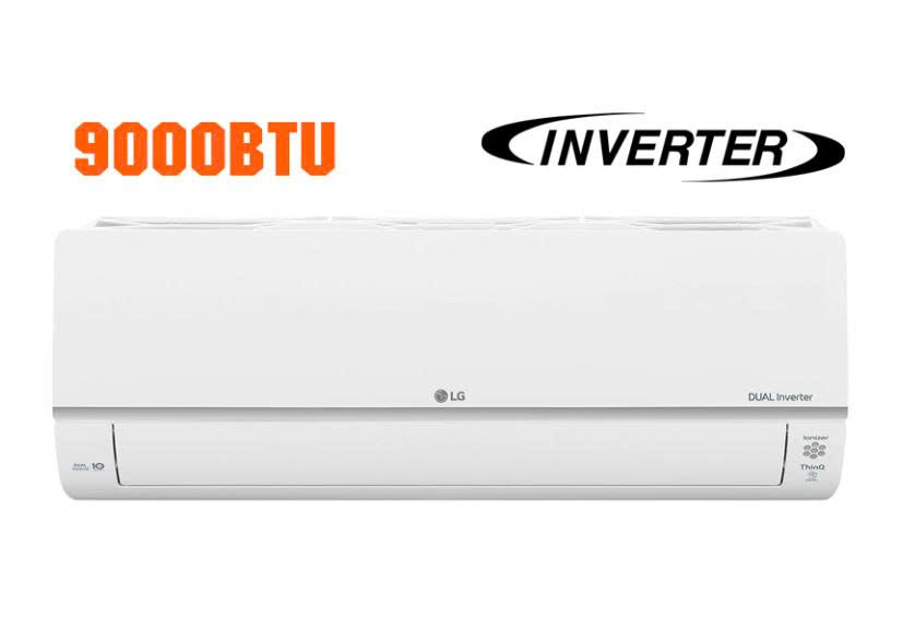 Điều hòa LG V10API1 - 1 chiều inverter; 1HP ~9000Btu ,R32 , 0.77 kW/h (tối thiểu 140W, tối đa 1.050W, CSPF: 5.42, )Dàn nóng)