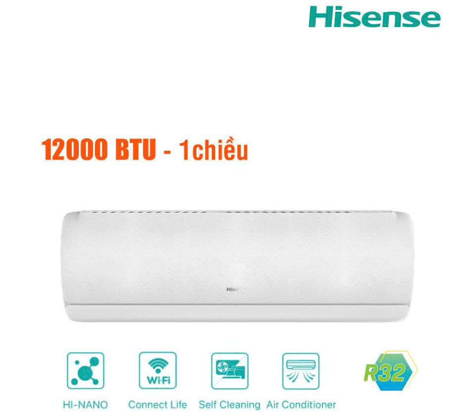 Điều hòa Hisense AS-12TR4RGUUA00(D) - 1 chiều Inverter; 1.5HP; Thailand (dàn nóng)