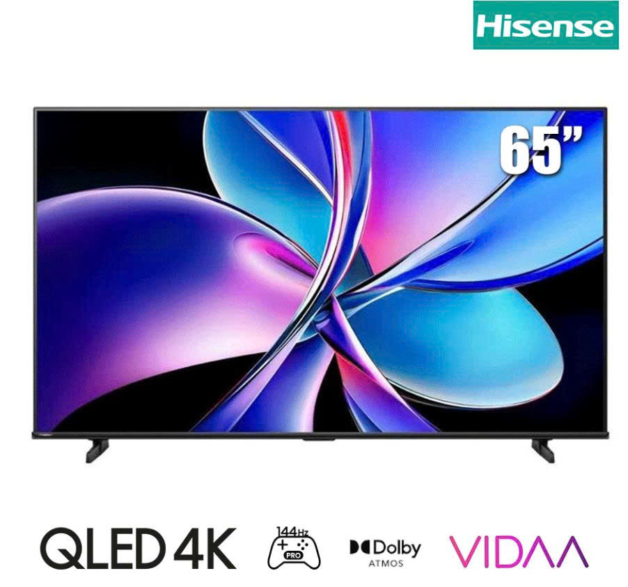 TV Hisense 65-inch QLED 4K 65Q7Q (hệ điều hành VIDAA, Bộ vi xử lí MT9618, Đèn nền Backlit Direct LED + Quantum Dot, remote, giọng nói rảnh tay, 144Hz, Dolby Vision, IMAX HDR10+, loa Dolby Atmos 20W