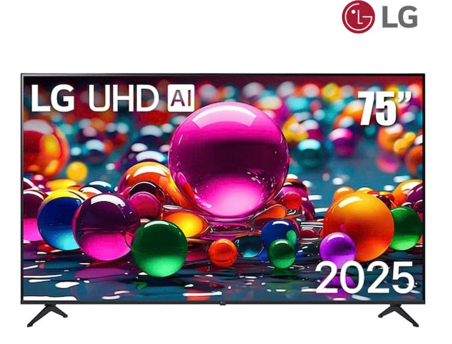 TV LG 75 -inch 4K Ultra UHD 75UA841CPSA - webOS 6.0;Voice Search; ThinQ AI; 60Hz; BT5.0; Loa 20W, 2 chân 2 bên. model 2025 ( bảo hành 3 năm)