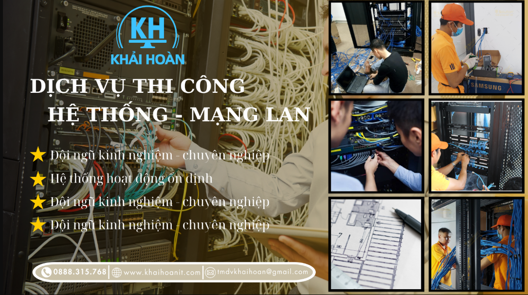 Thi công hệ thống mạng