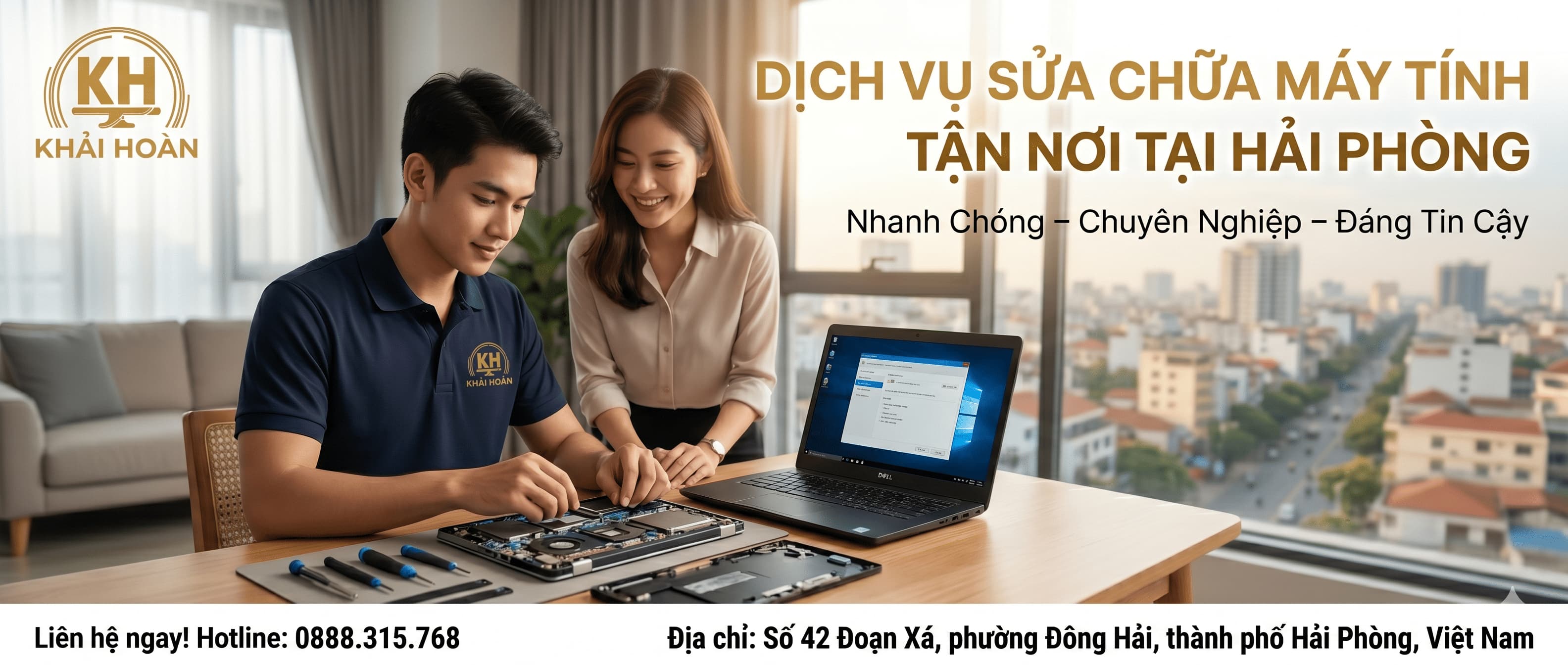 Dịch Vụ Sửa Chữa Máy Tính Tận Nơi Tại Hải Phòng – Nhanh Chóng, Chuyên Nghiệp